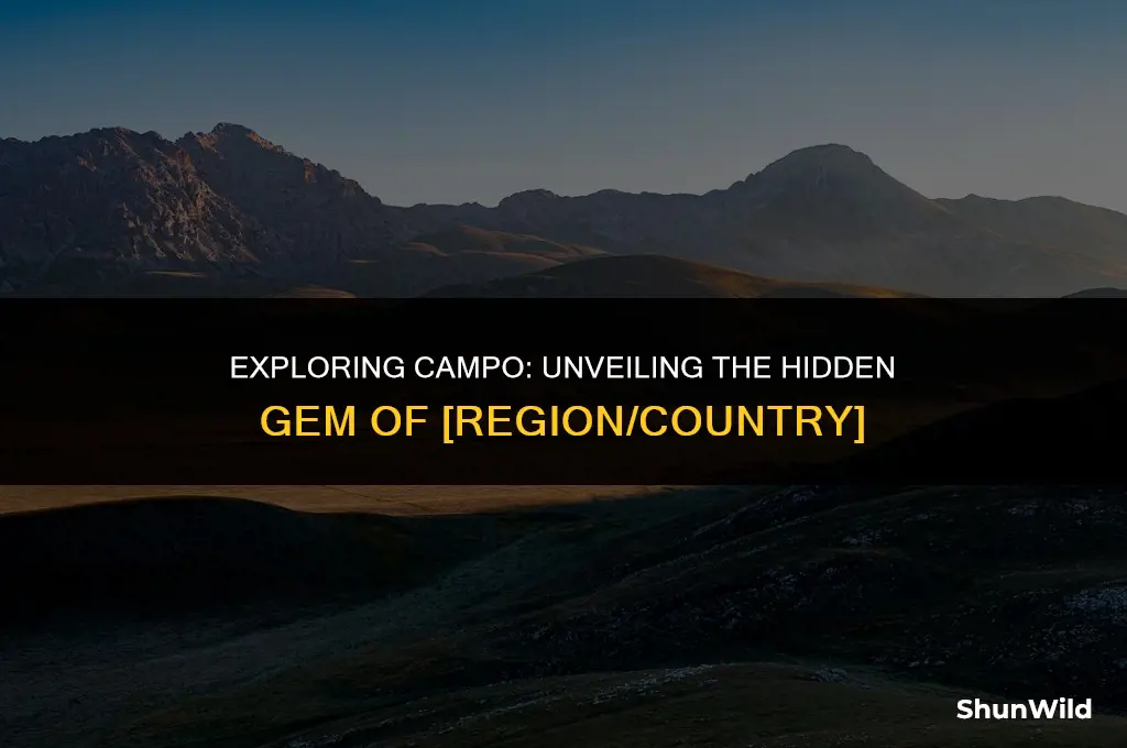 where is campo located