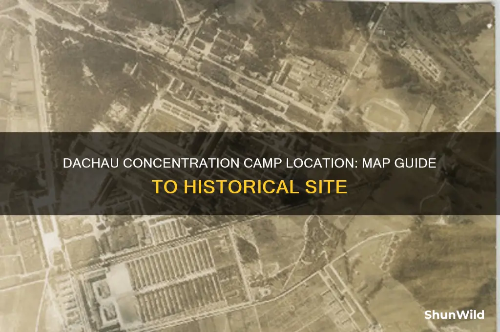 where is dachau concentration camp map