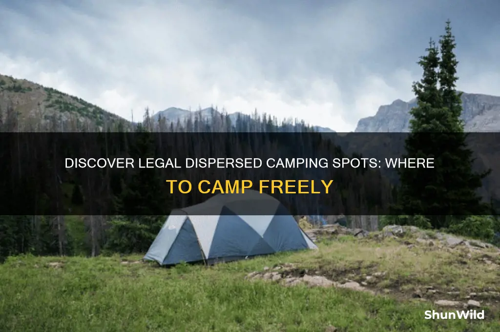 where is dispersed camping allowed