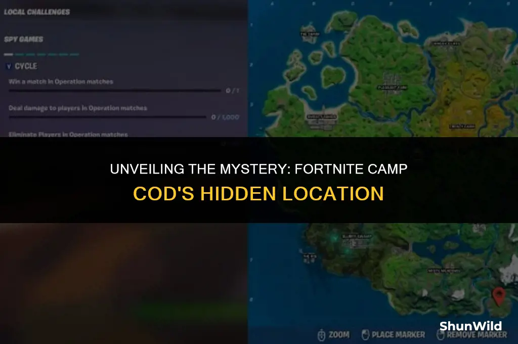 where is fortnite camp cod