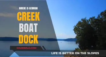 German Creek Boat Dock: Location and Access