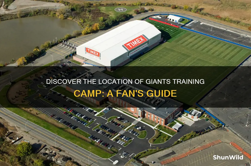 where is giants training camp