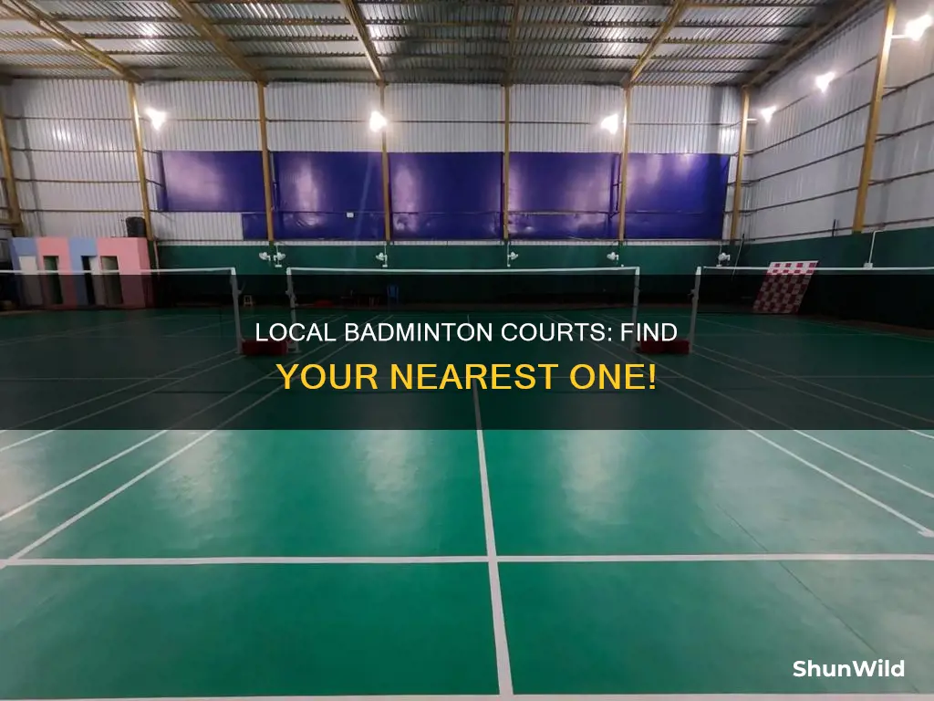 where is my nearest badminton court