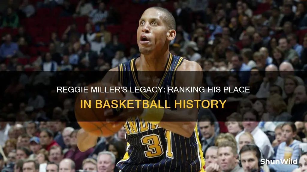 where is reggie miller in the book of basketball rankings