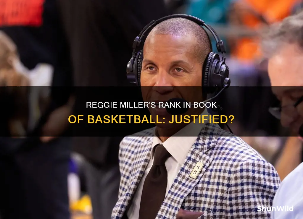 where is reggie miller in the book of basketball rankings