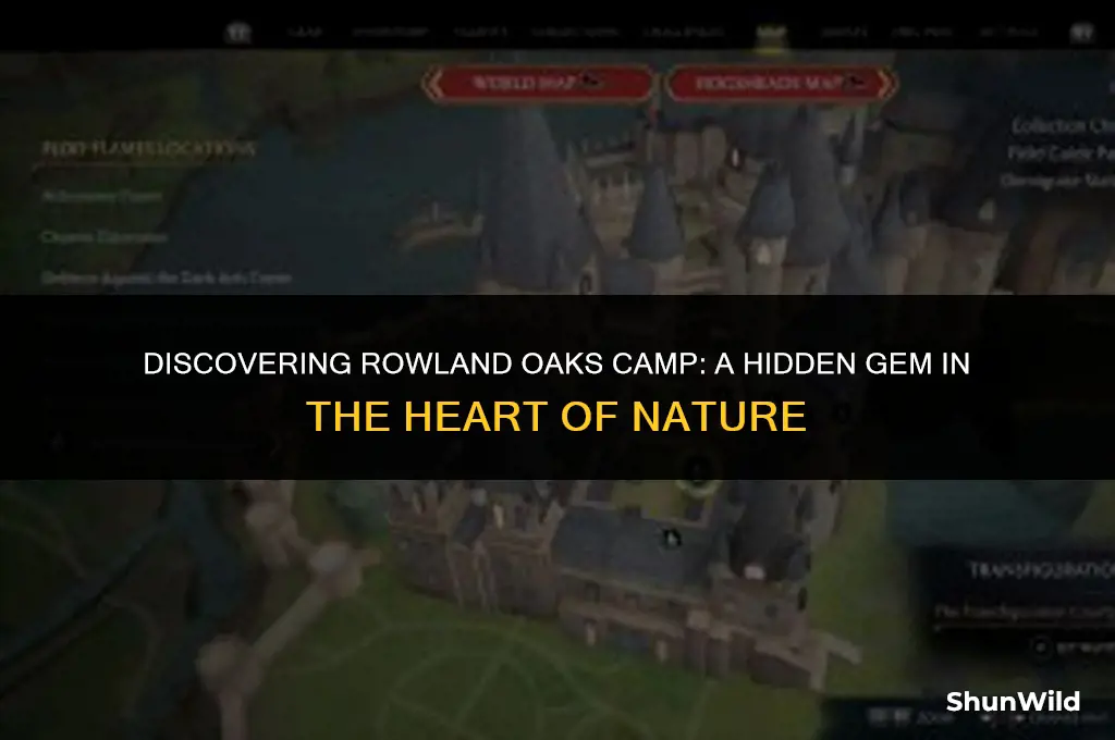where is rowland oaks camp