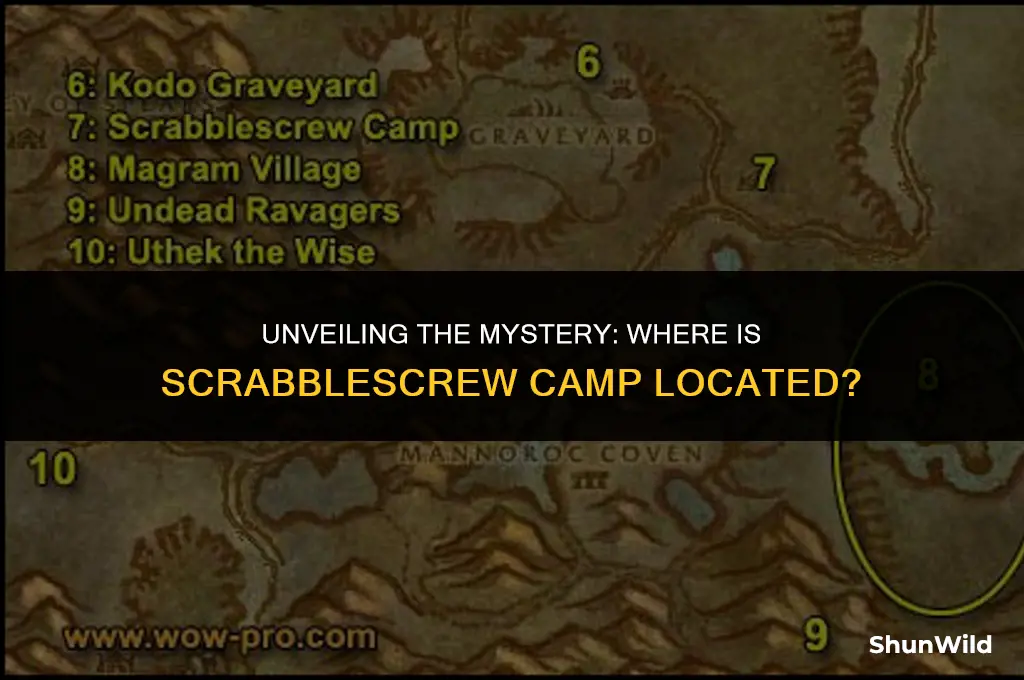 where is scrabblescrew camp