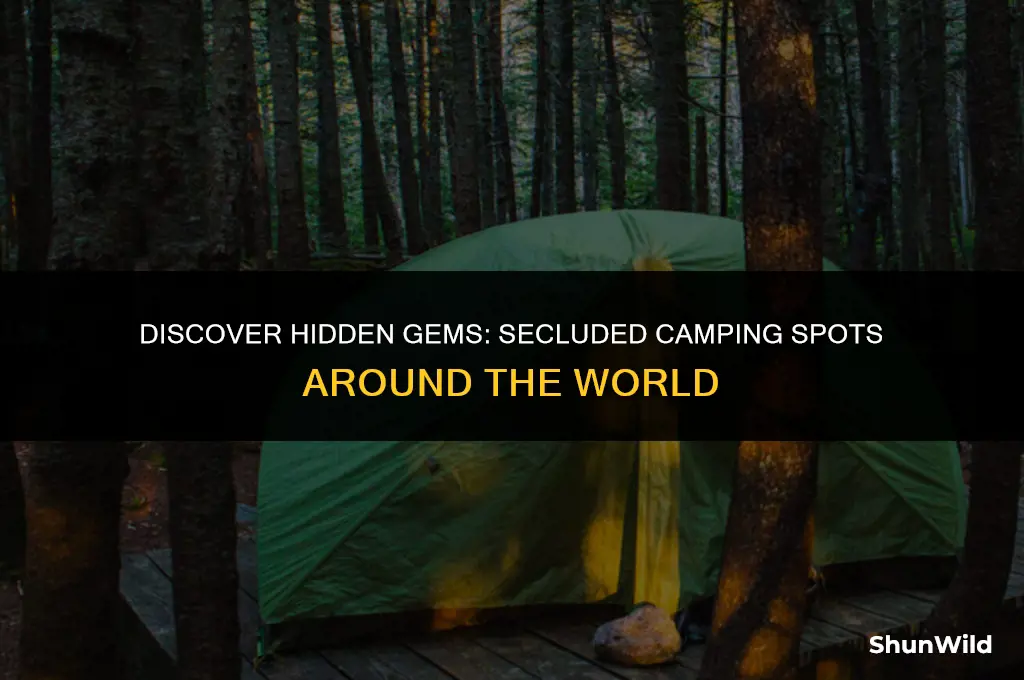 where is secluded camping allowed