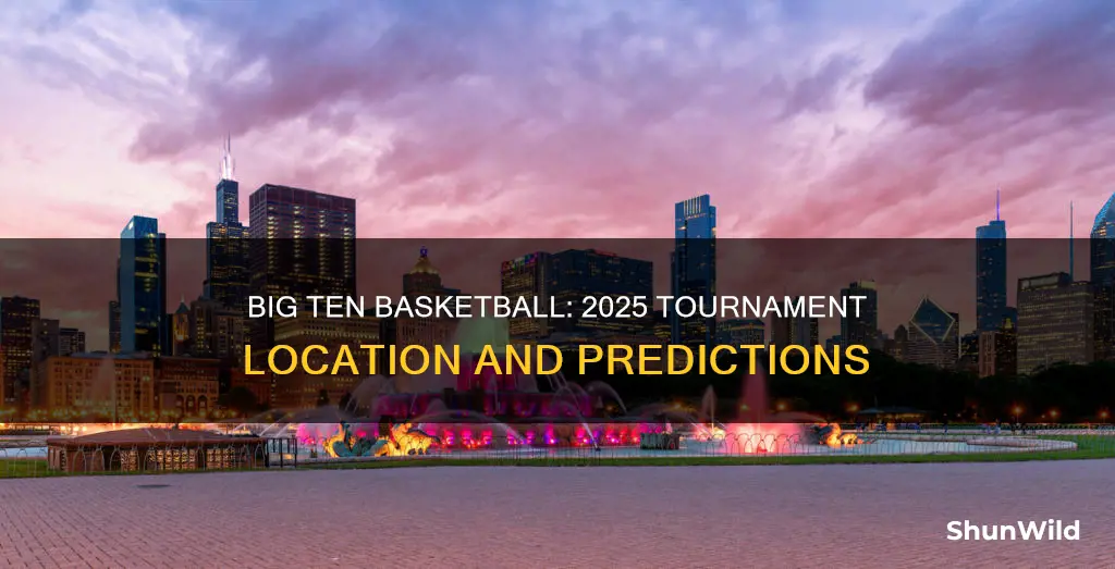 where is the 2025 big ten basketball tournament