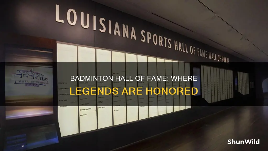 where is the badminton hall of fame