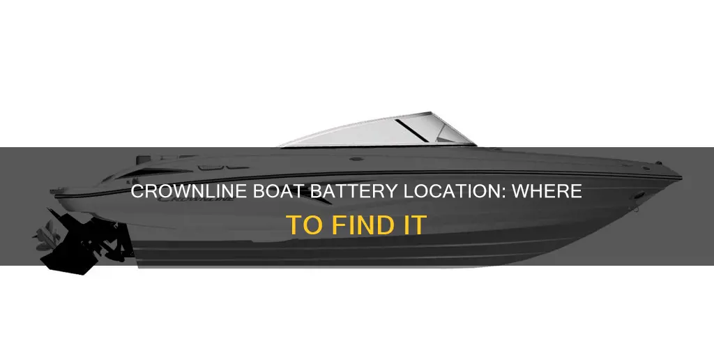 where is the battery on crownline boat