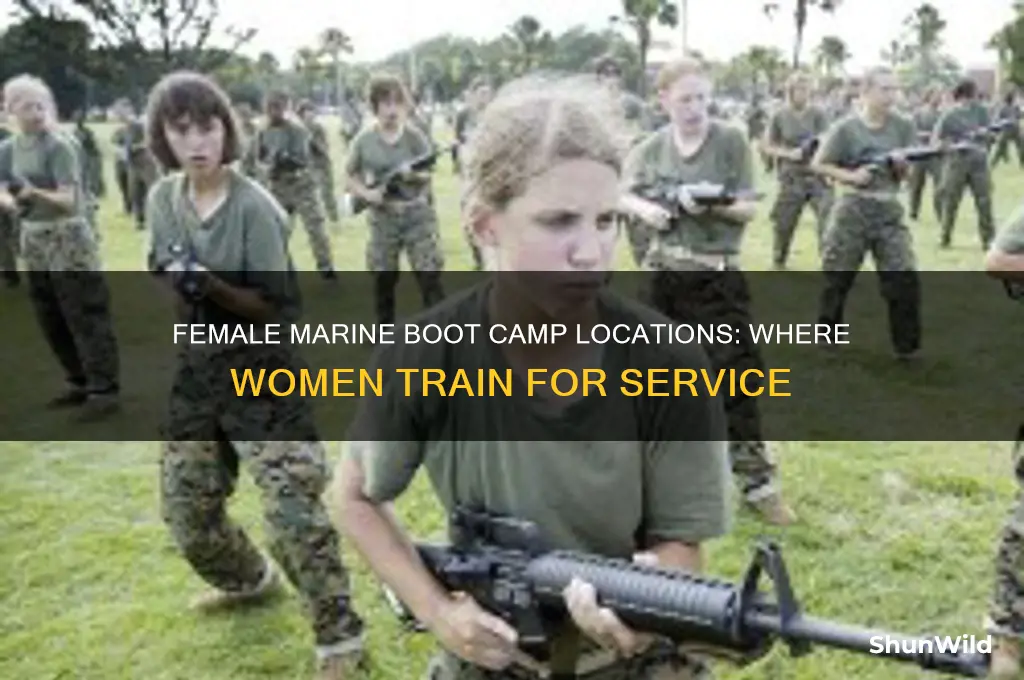 where is the female marine boot camp