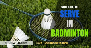 Badminton First Serve: Where Should It Land?