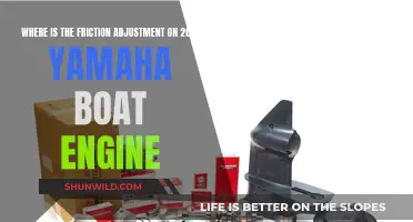 Finding Friction Adjustment on 2001 Yamaha Boat Engines