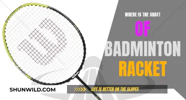 The Shaft's Location: Understanding Badminton Racket Anatomy