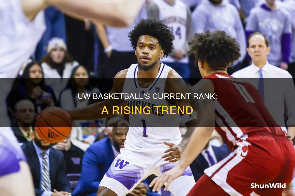 where is university of washington basketball ranked