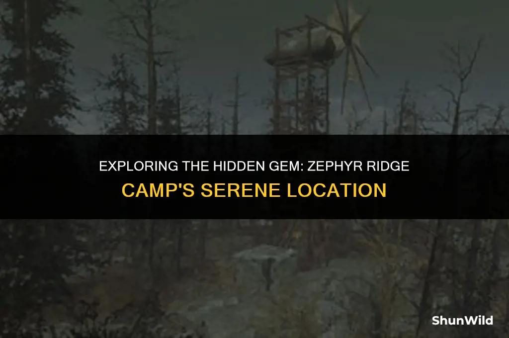 where is zephr ridge camp