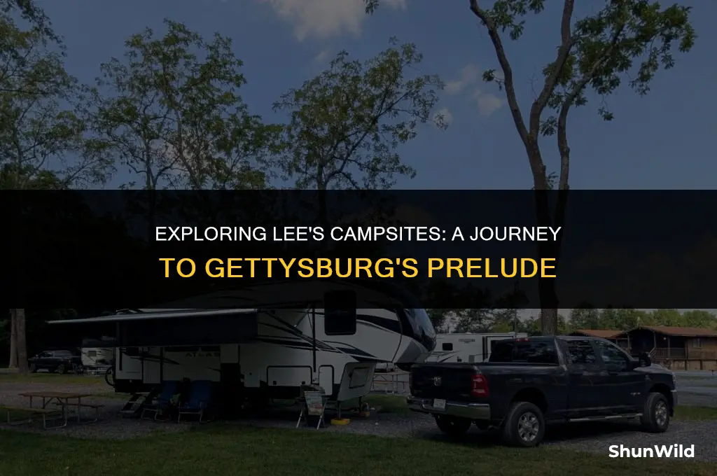 where lee camped before gettysburg
