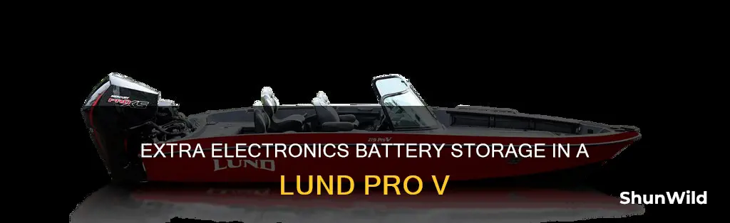 where put extra electronics battery in boat lund pro v