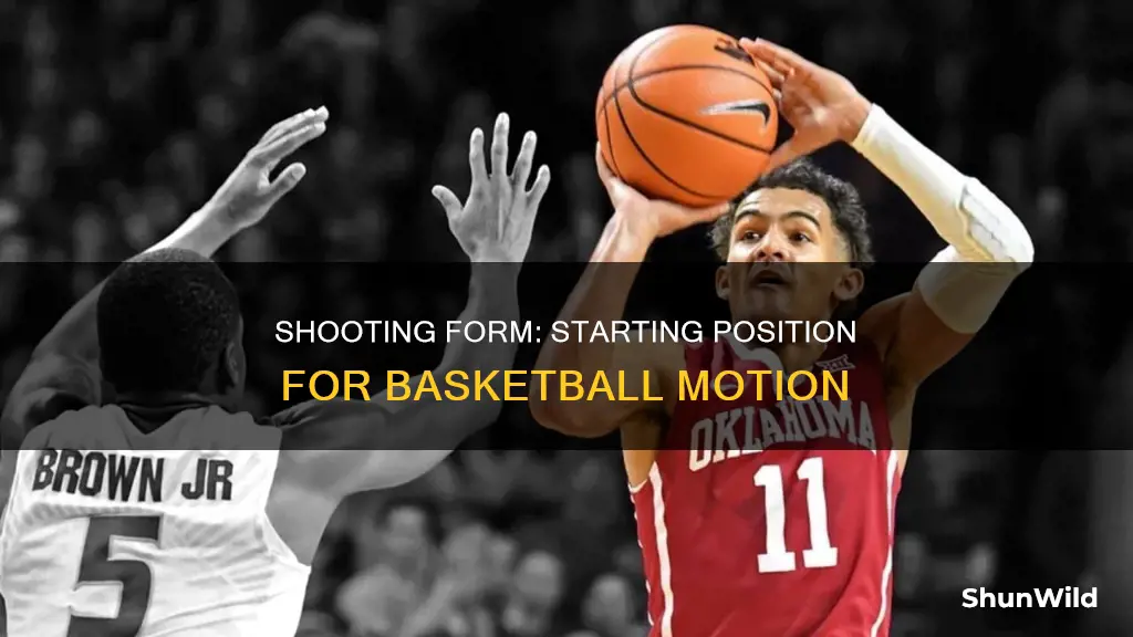 where should shooting motion start basketball