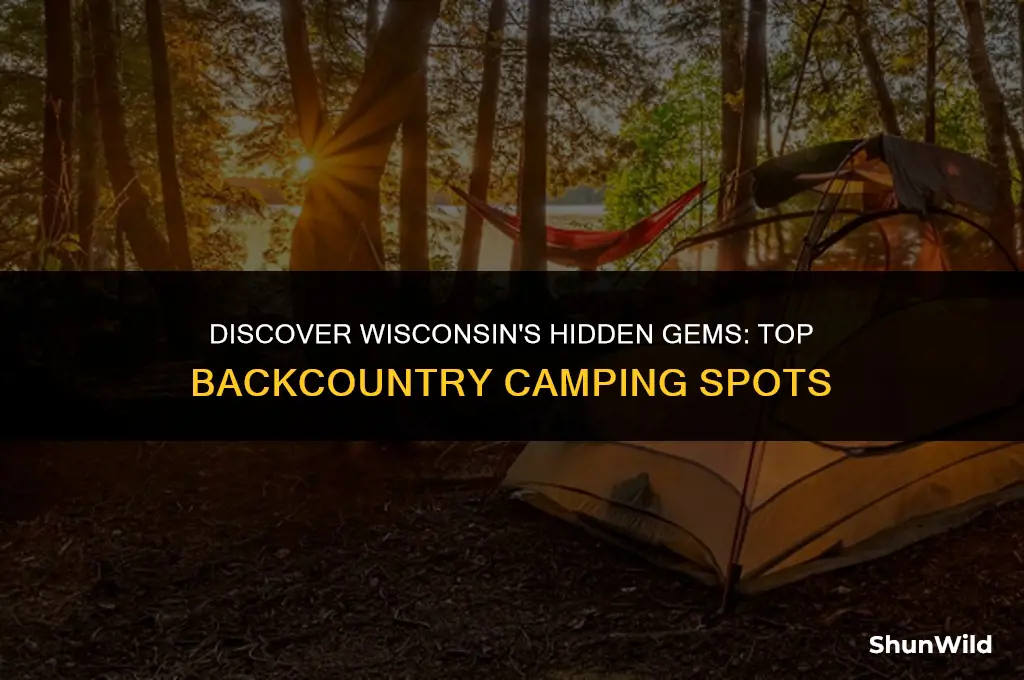 where to backcountry camp wisconsin