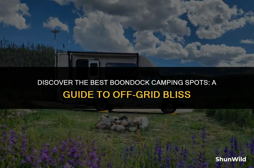 where to boondock camp