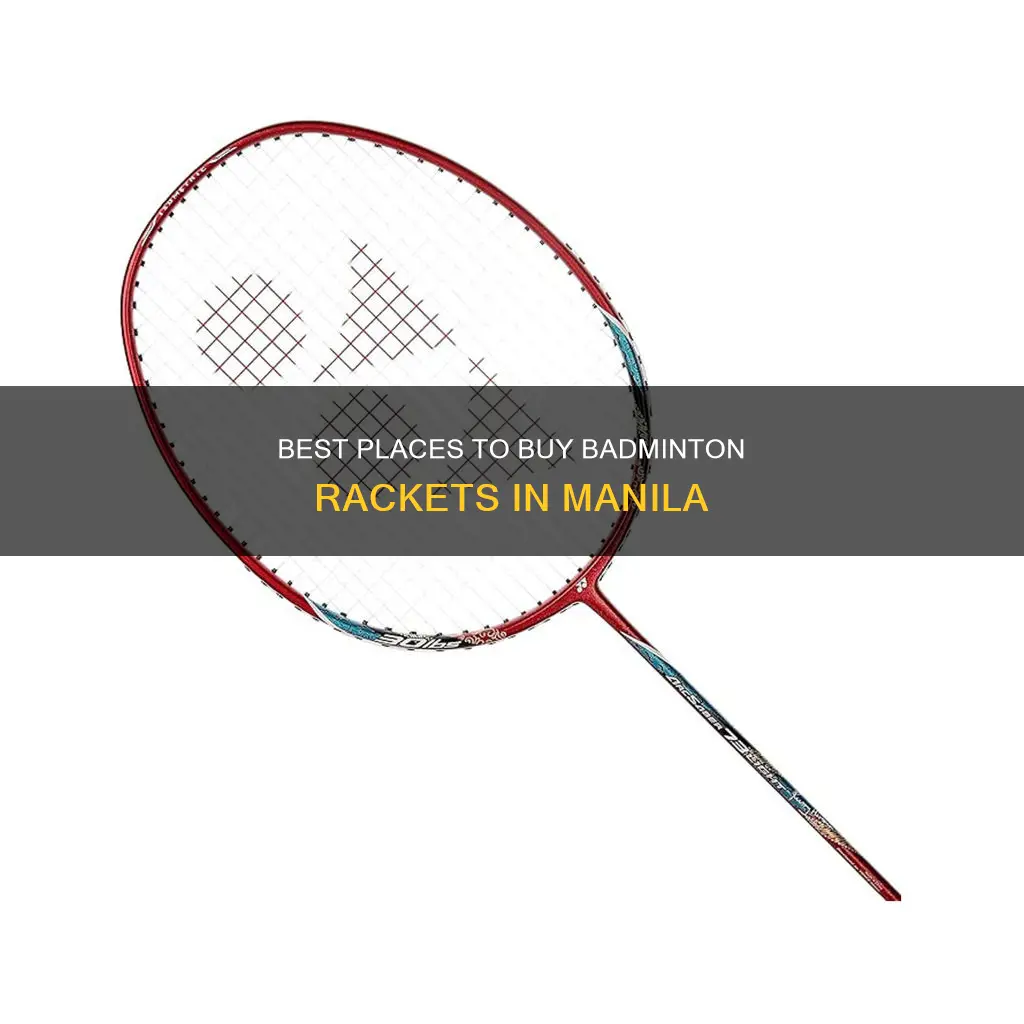 where to buy badminton racket in manila