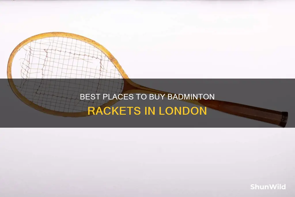 where to buy badminton rackets in london