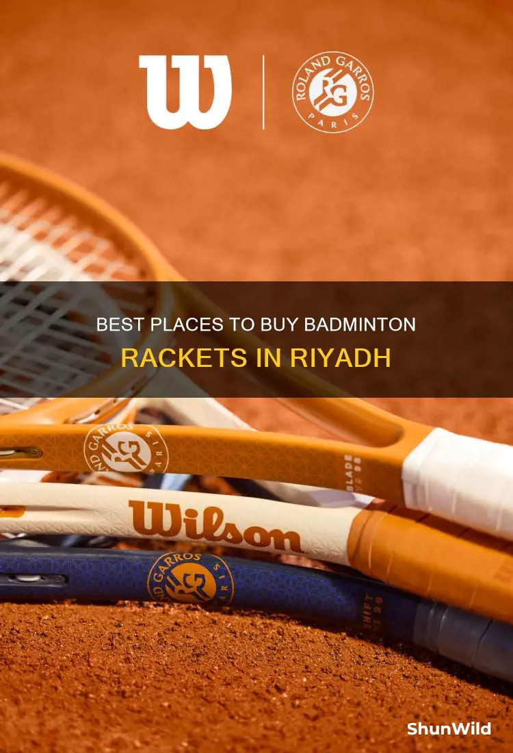where to buy badminton rackets in riyadh