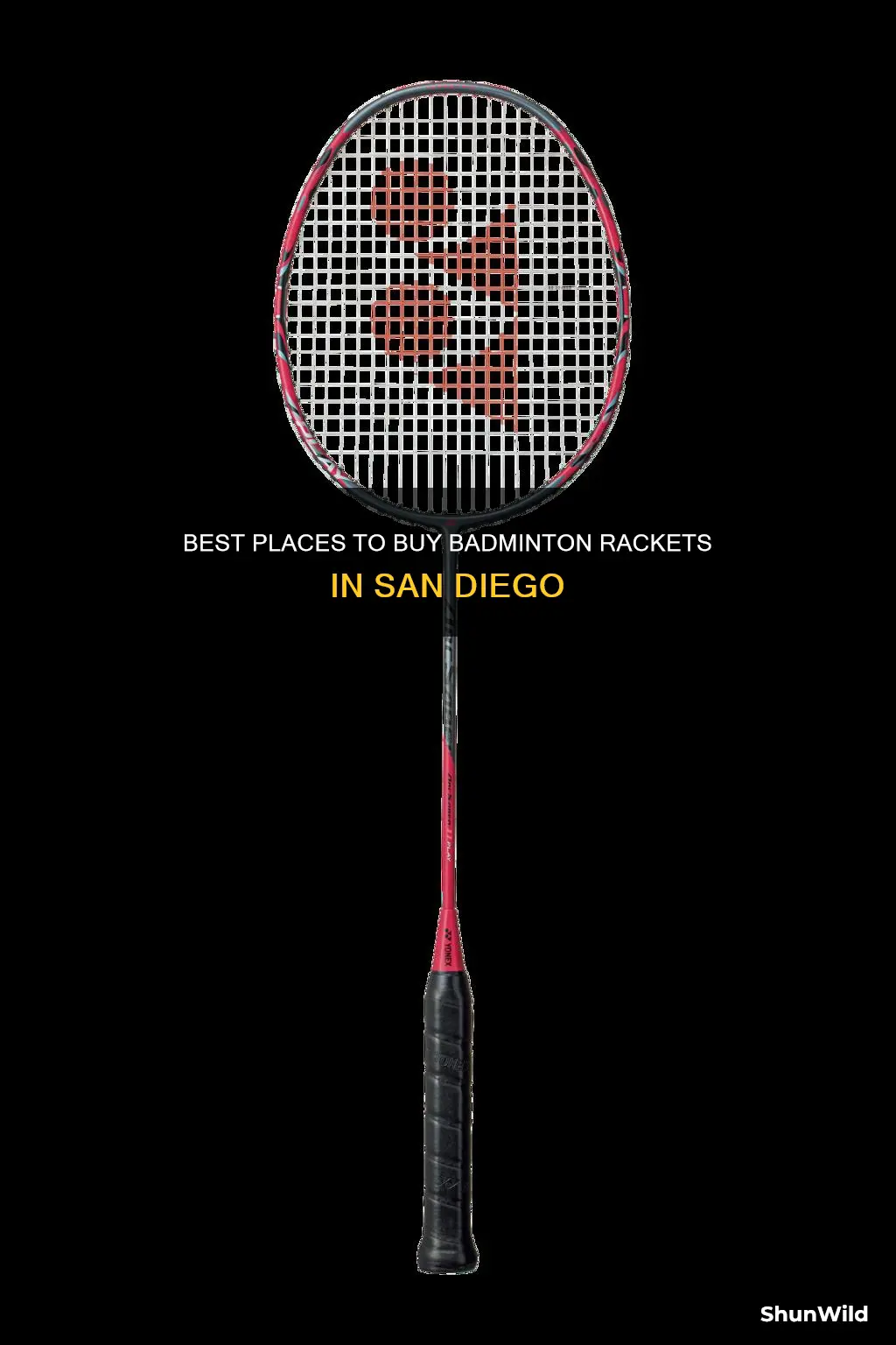 where to buy badminton rackets in san diego