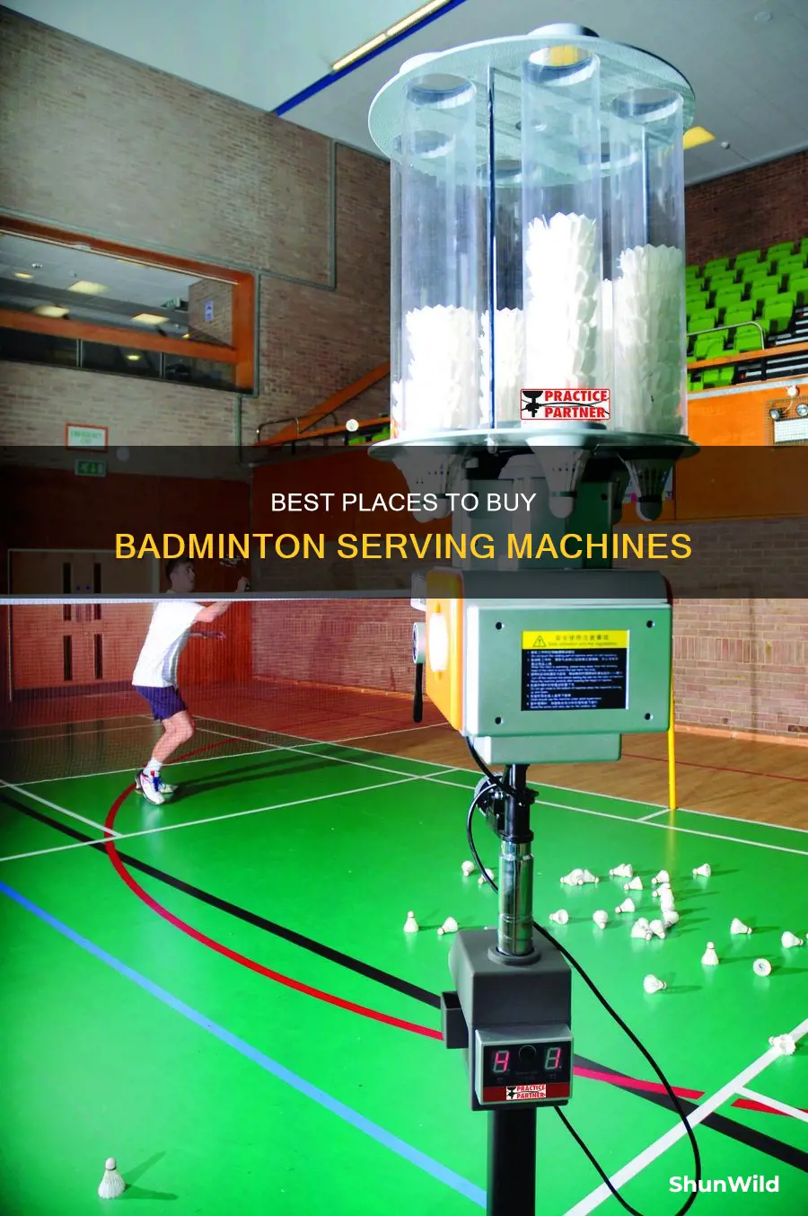 where to buy badminton serving machine