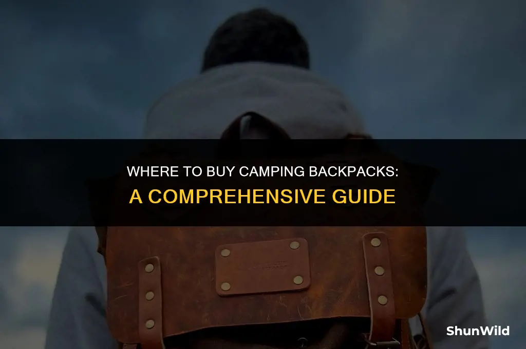 where to buy camping backpacks