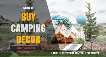 Where to Buy Camping Decor: A Guide to Stylish Outdoor Spaces