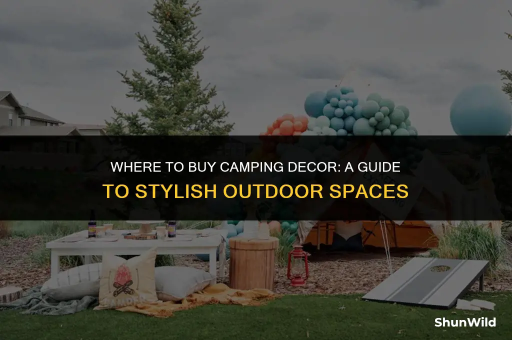 where to buy camping decor
