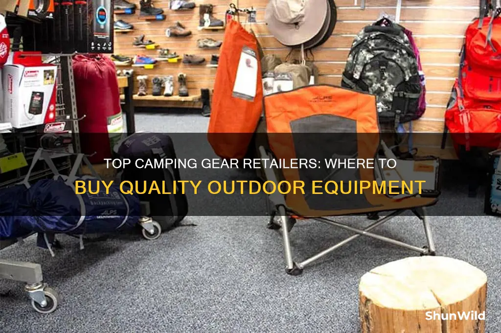 where to buy camping equipment