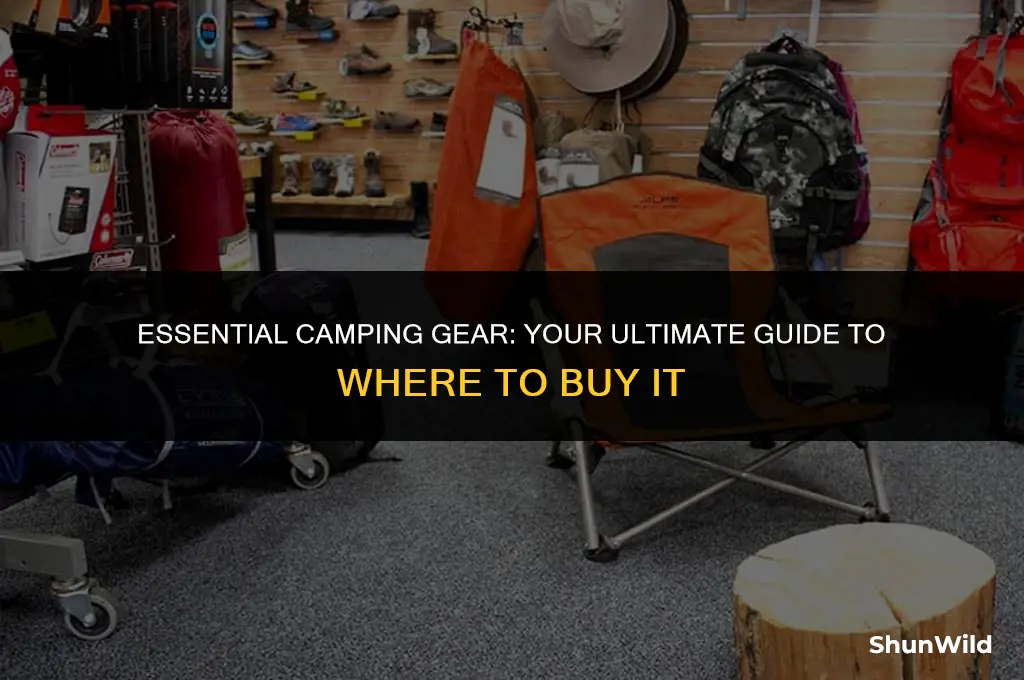 where to buy camping essentials