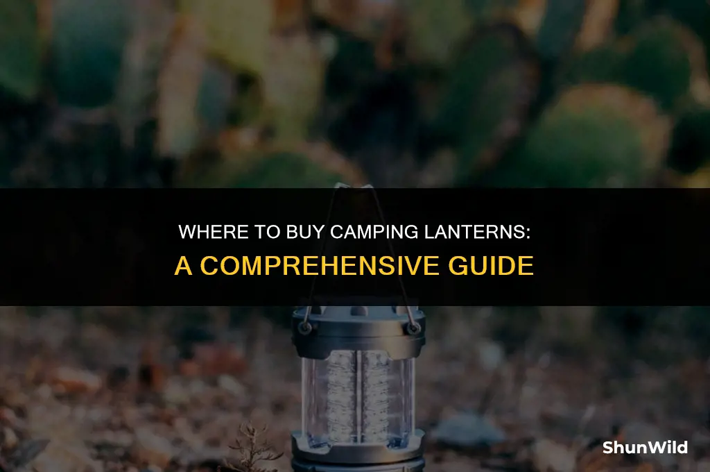 where to buy camping lanterns