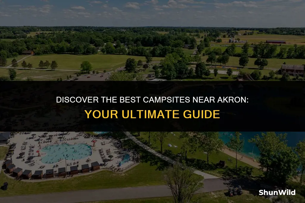 where to camp around akron