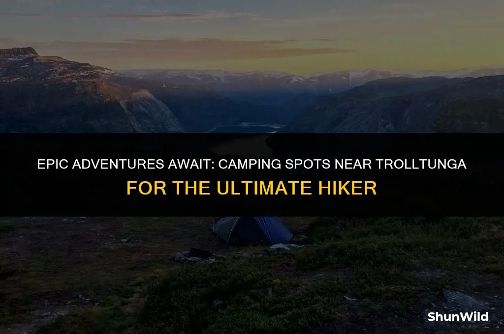 where to camp before trolltunga