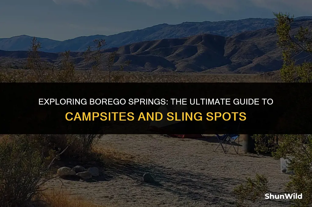 where to camp boreego sleings