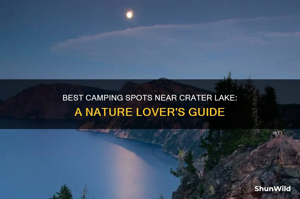 where to camp crater lake