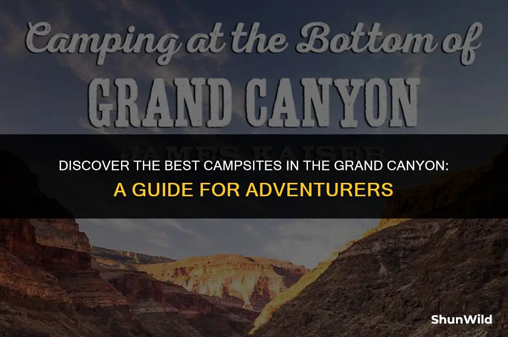 where to camp grand canyon