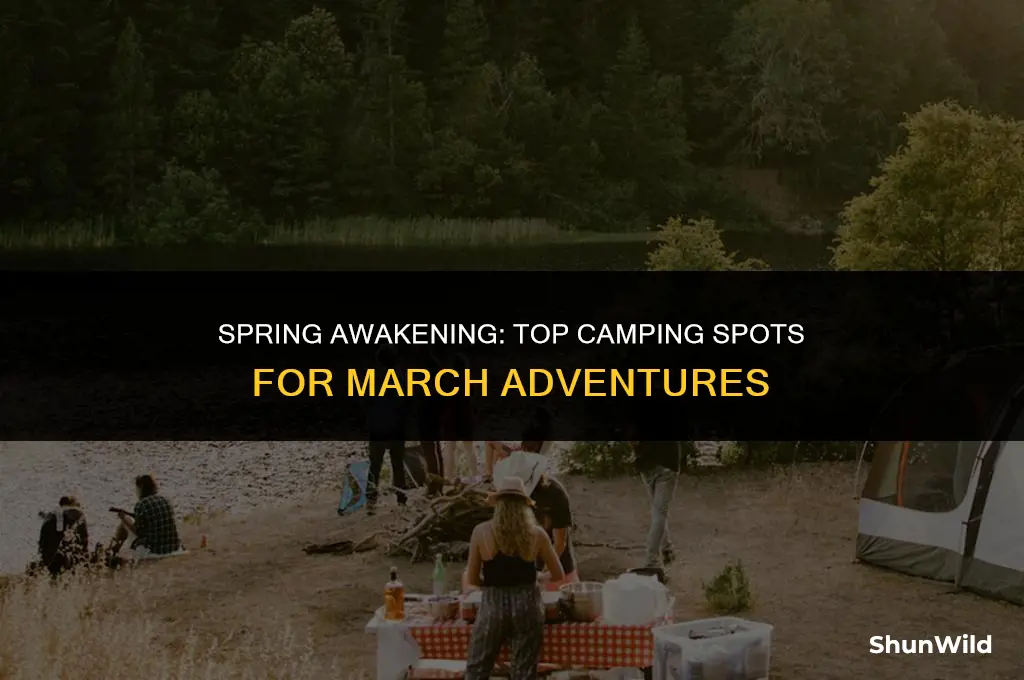 where to camp in march
