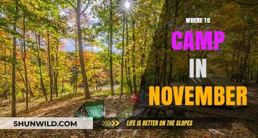 November Camping Destinations: Top Spots for Late-Fall Outdoor Adventures