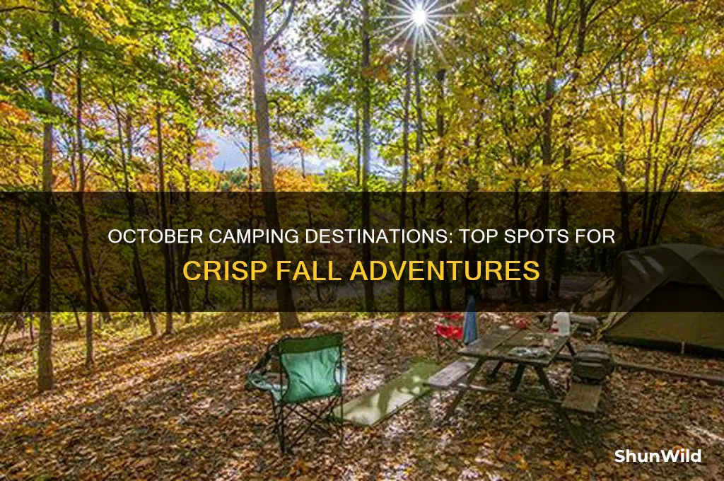 where to camp in october