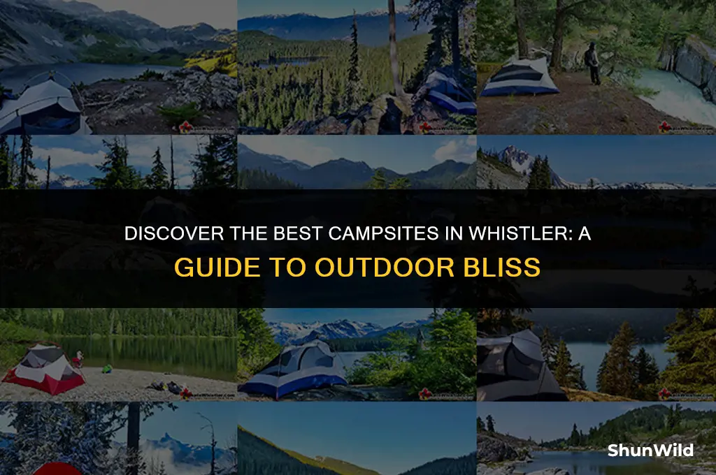 where to camp in whistler