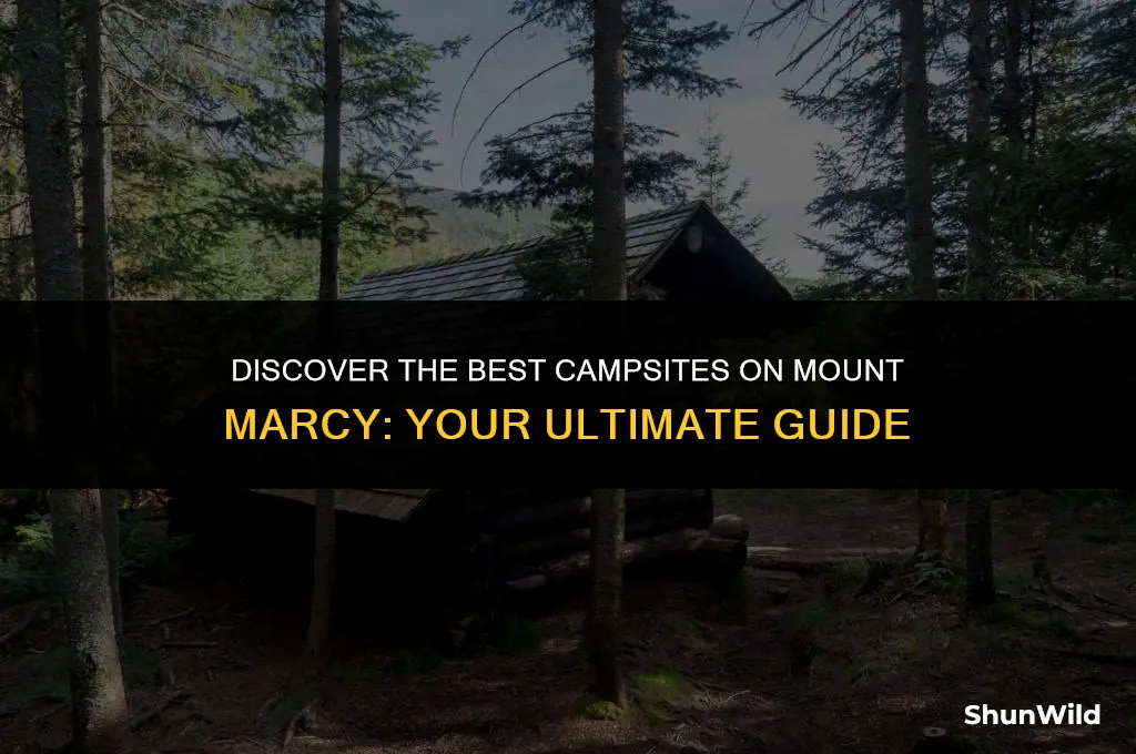 where to camp mount marcy