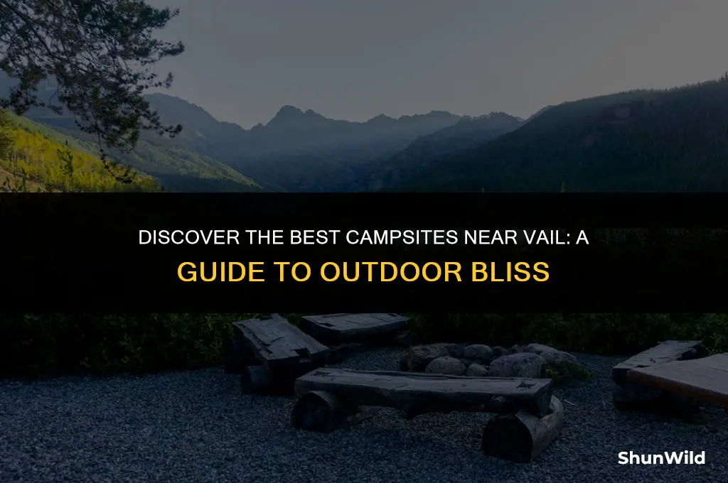 where to camp near vail