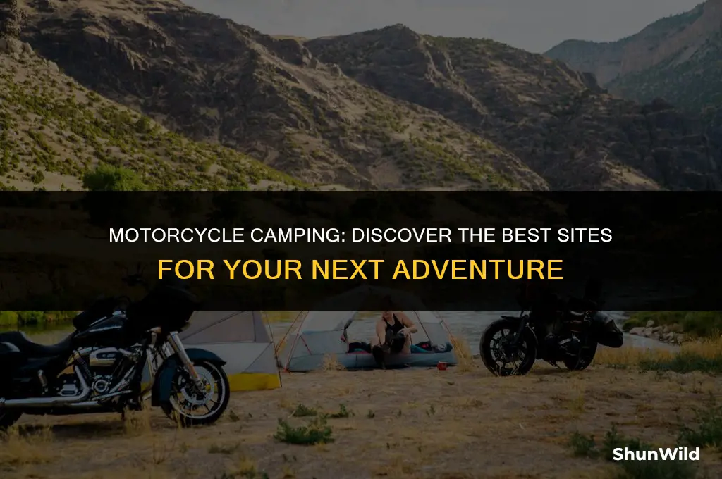 where to camp on motorcycles