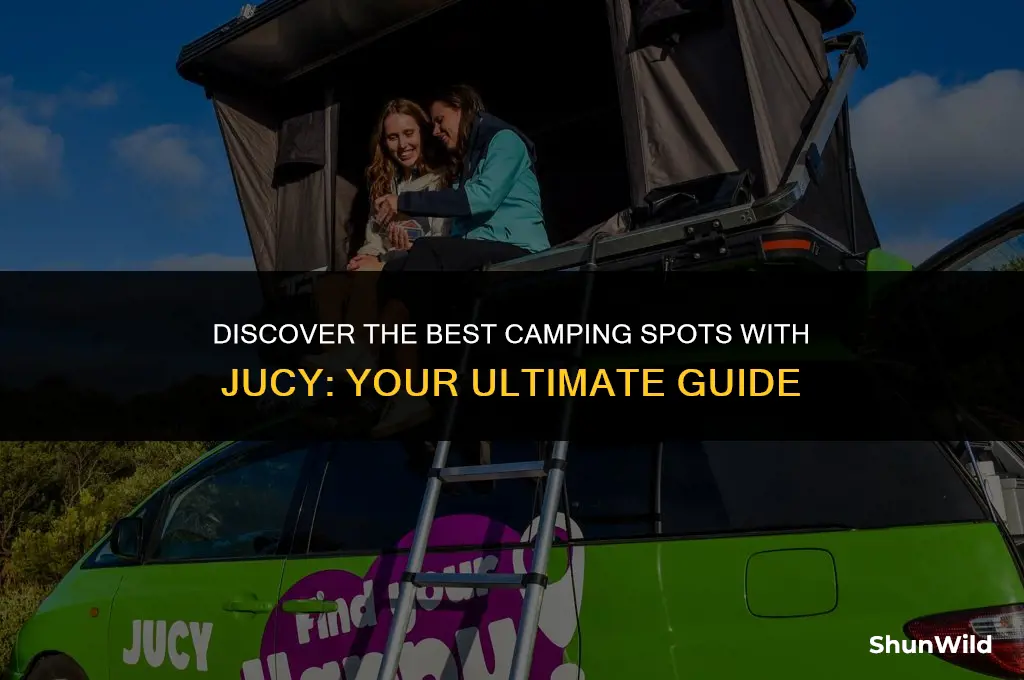 where to camp using jucy